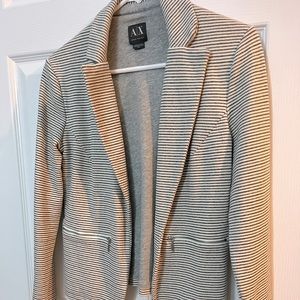 Armani Exchange striped cotton blazer-Excellent condition